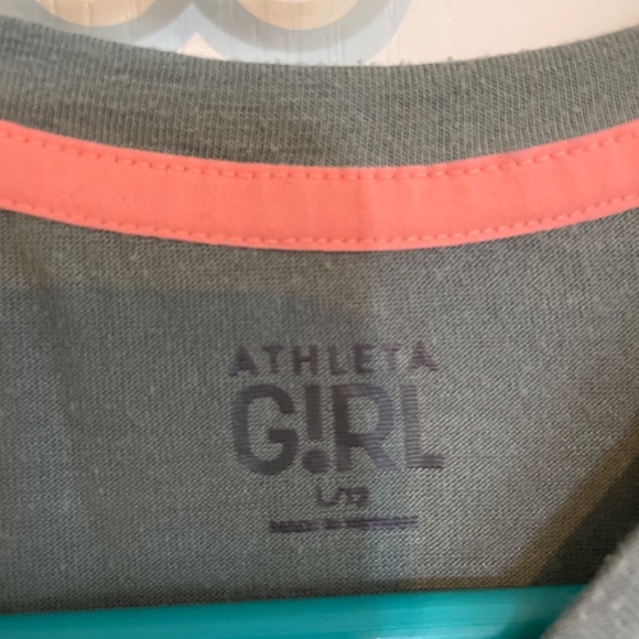 Army Green Athleta Shirt - Picture 2 of 2